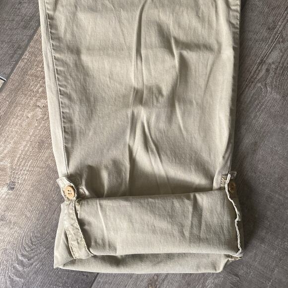 The North Face Women's Khaki Tech Wear Noble Stretch Roll Up Pant Size 14 - Picture 11 of 14